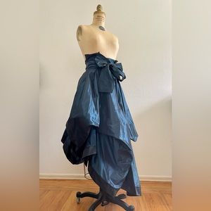 Xenia Designs Marianne Taffeta High-Low Skirt